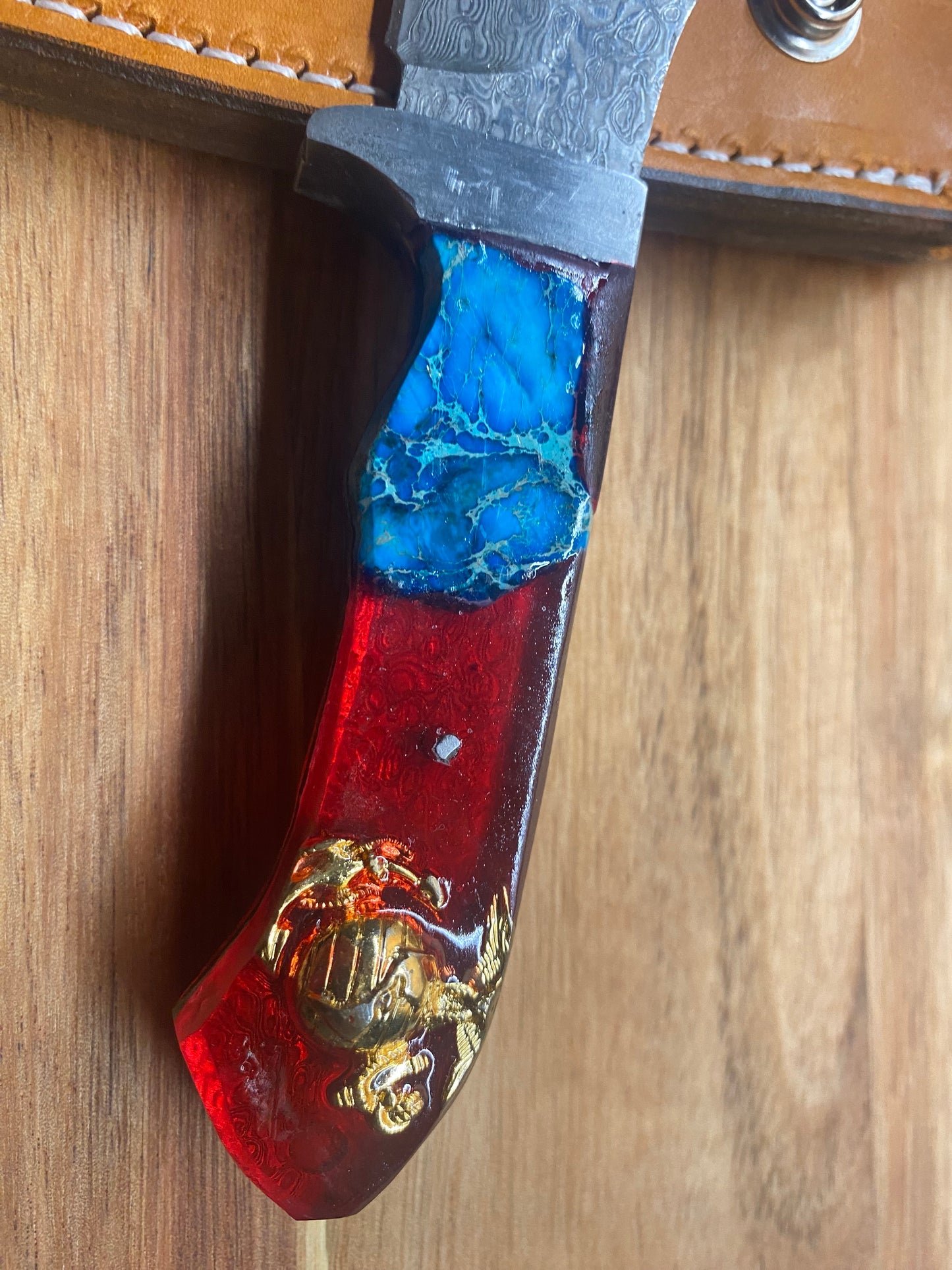 FX-107B USMC handle fixed blade knife