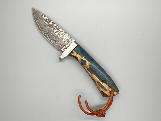 FX-059 Cholla Cactus Handle w/ Fixed Damascus Blade