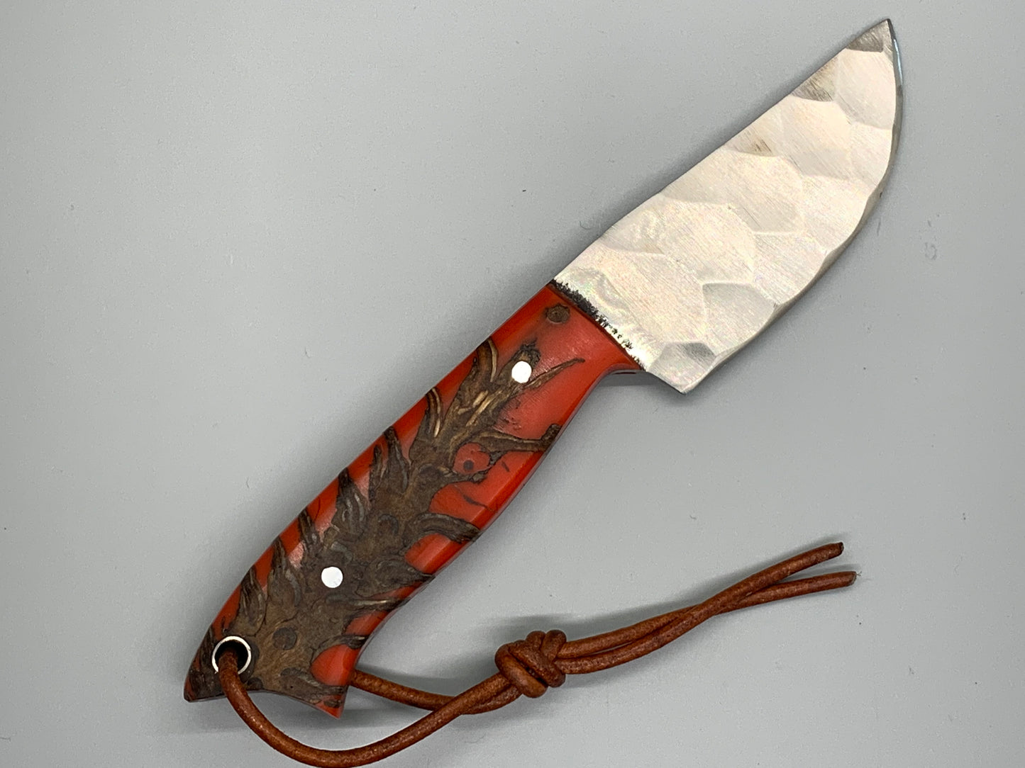 FX-062 Pine Cone Handle w/ Fixed D2 Steel blade