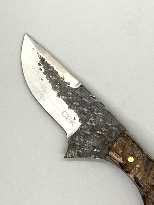 FX-021 Ram Horn Hunting Knife w/Stainless Steel Blade (440c)