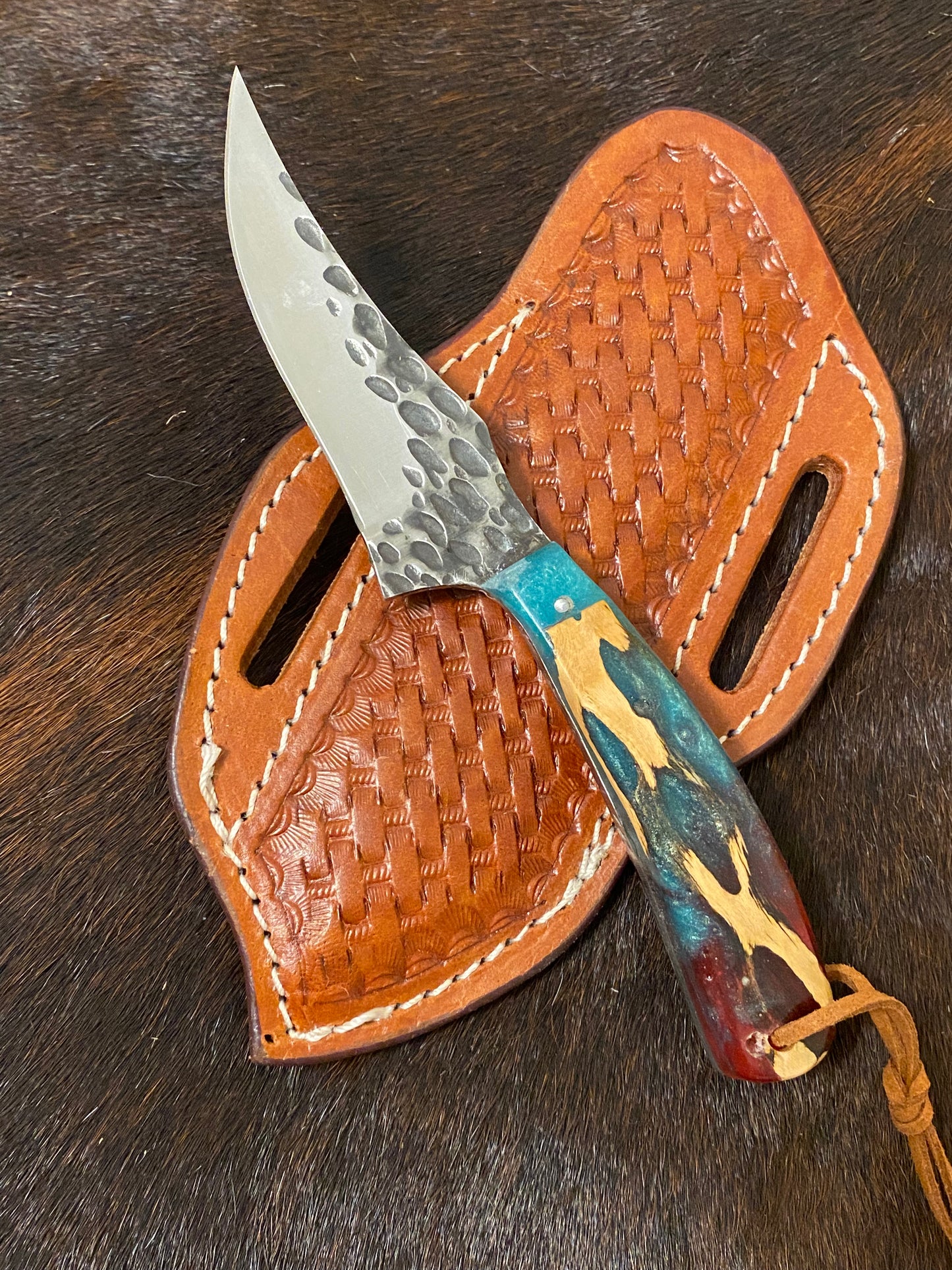 FX-077 Cholla Cactus Handle Hunting Knife