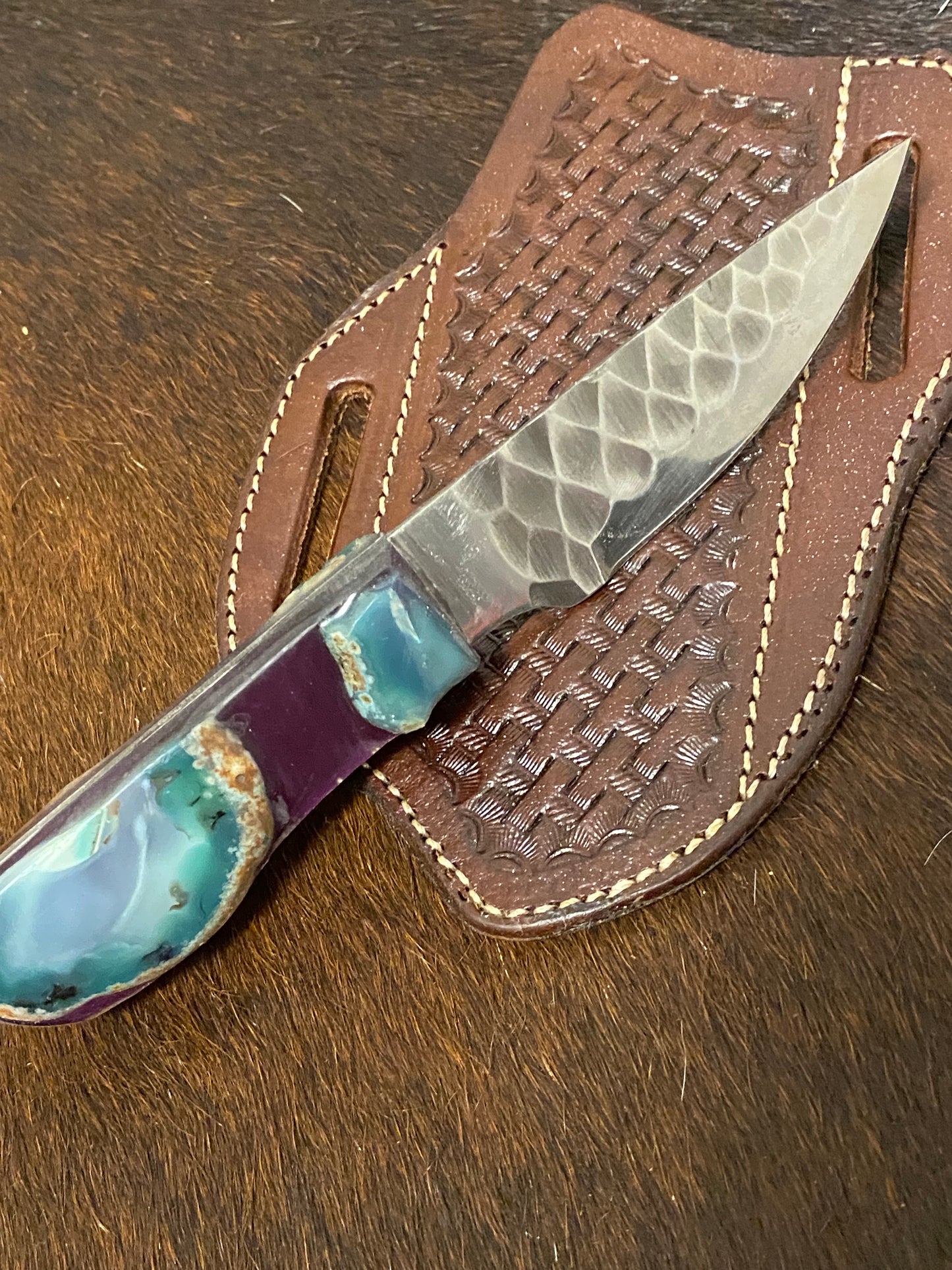 FX-007 Agate handle knife