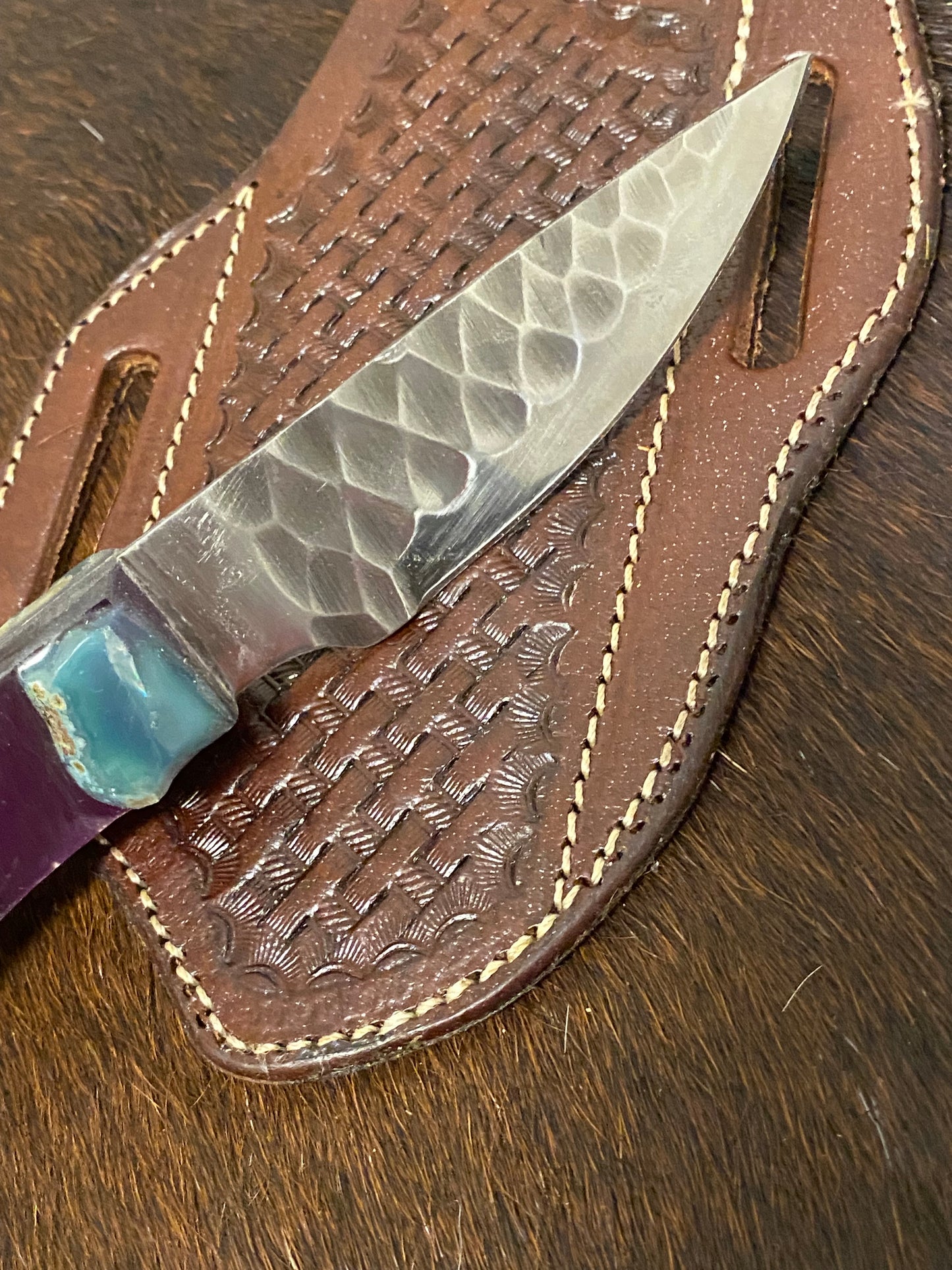 FX-007 Agate handle knife