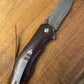 FD-042 Rosewood Pocket knife-Flipper style