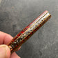FD-1056 Pine Cone Handle 440c steel  pocket knife / red