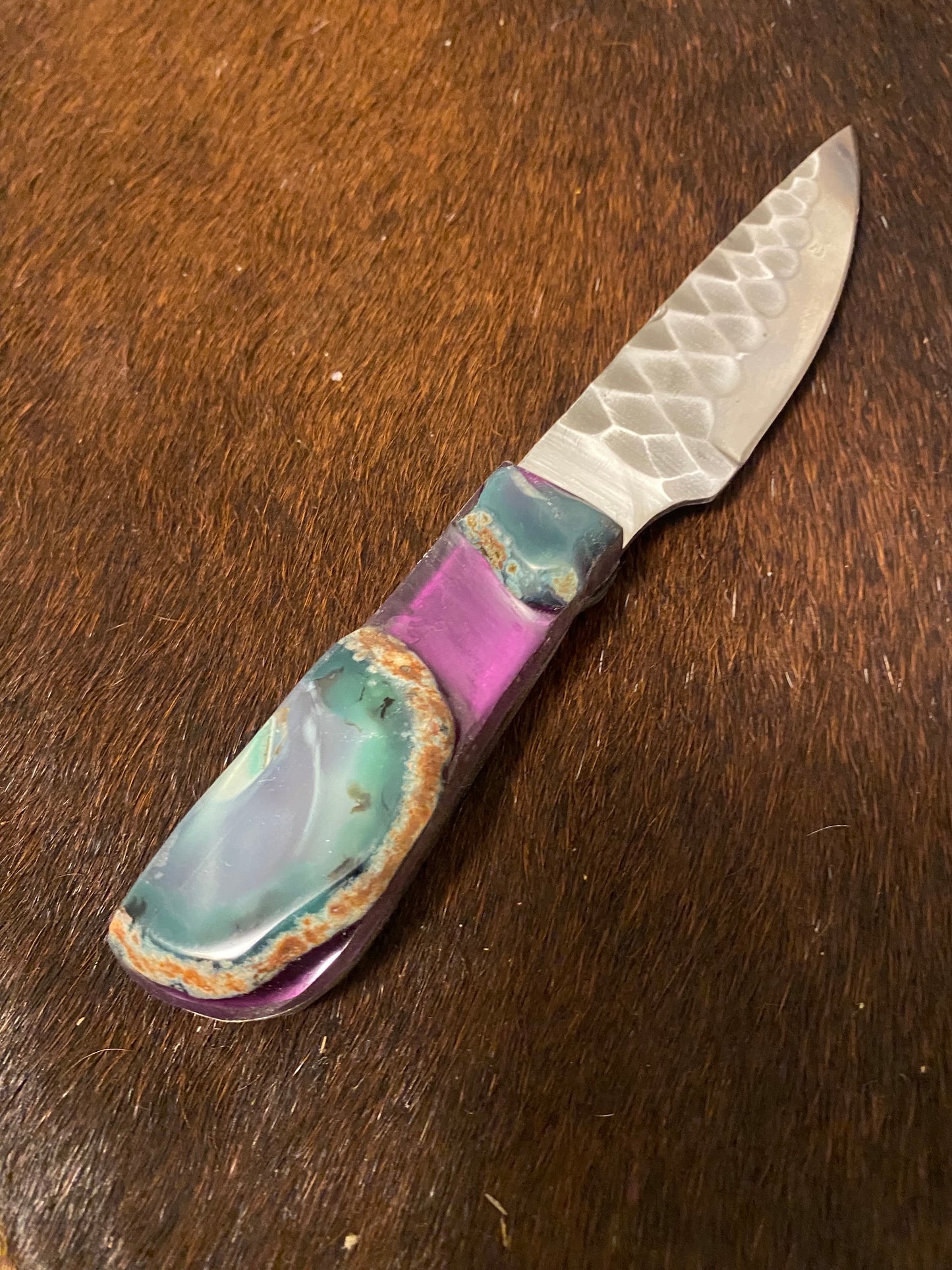 FX-007 Agate handle knife