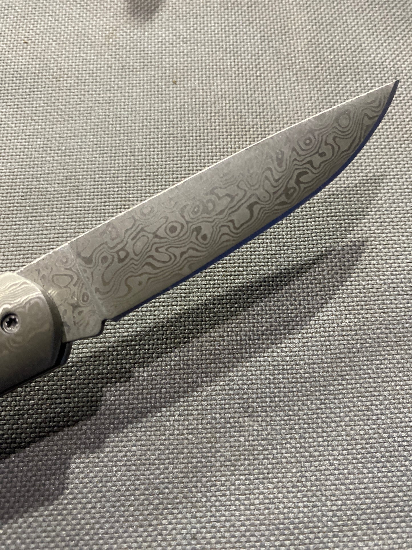 FD-103 BURLWOOD folding knife / Ball Bearing Steel Blade
