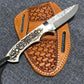FX-002 Axis Antler  Hunting Knife w/ ball bearing steel blade