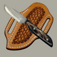 FX-122 Feathered Bull horn Hunting Knife
