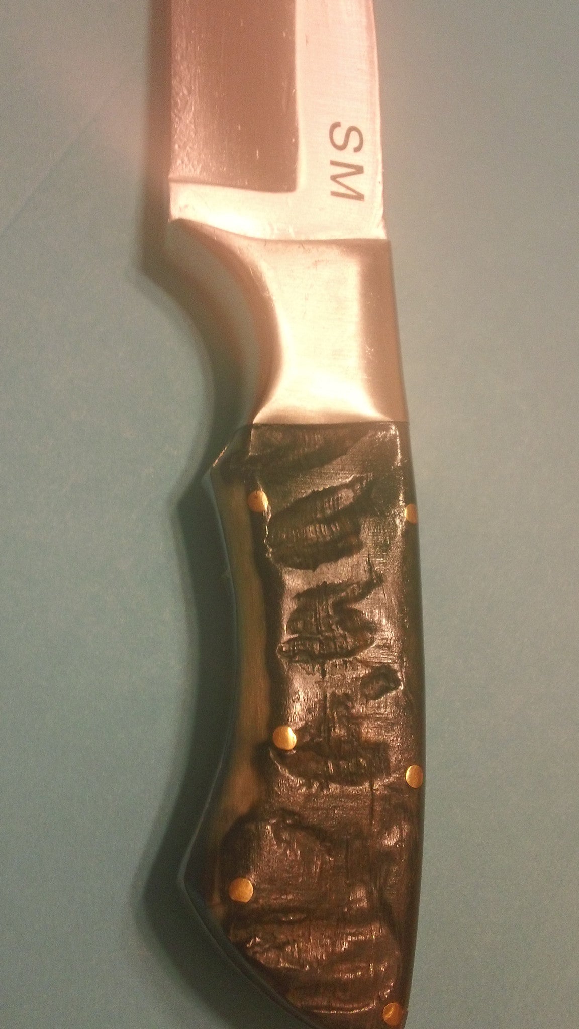 FX-088 Ram Horn Handle  Steel Hunting Knife