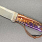 FX-118 Pine Cone handle Hunting/Utility knife w/ Stainless Steel Blade