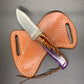 FX-118 Pine Cone handle Hunting/Utility knife w/ Stainless Steel Blade