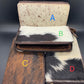 W-1 Cowhide & Leather Wallet
