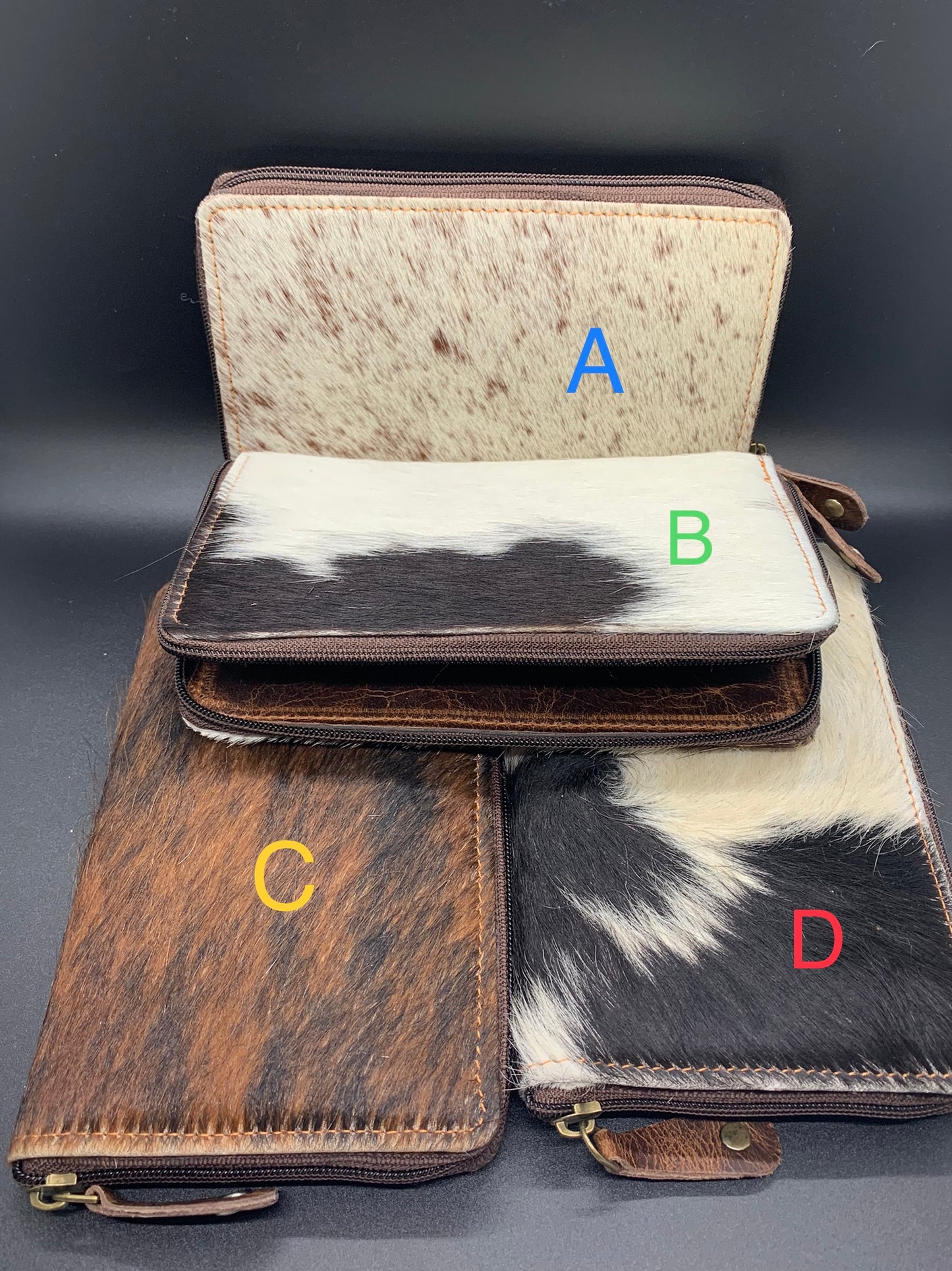 W-1 Cowhide & Leather Wallet