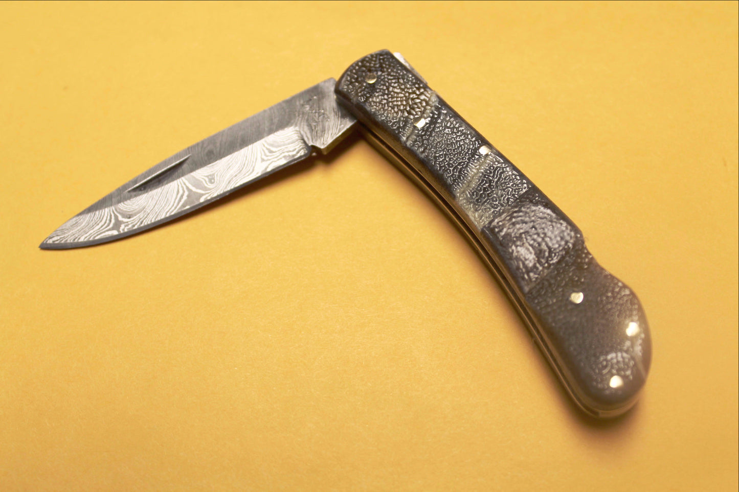 FD-057 Turtle Shell Handle Pocket Knife