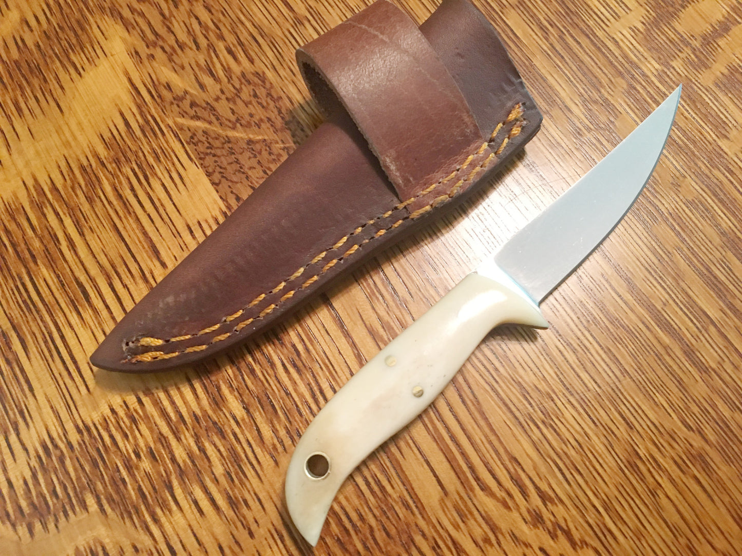 FX-030 Custom Bone Knife/Fixed Steel Blade