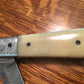FD-031 Custom Camel Bone Folding Razor Blade Knife / Engraved