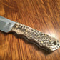 FX-117 Turtle Shell Handle Wide Blade hunting  Knife