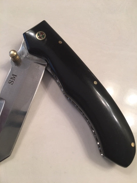 FD-011 BULL HORN FOLDING DRESS KNIFE TANTO BLADE