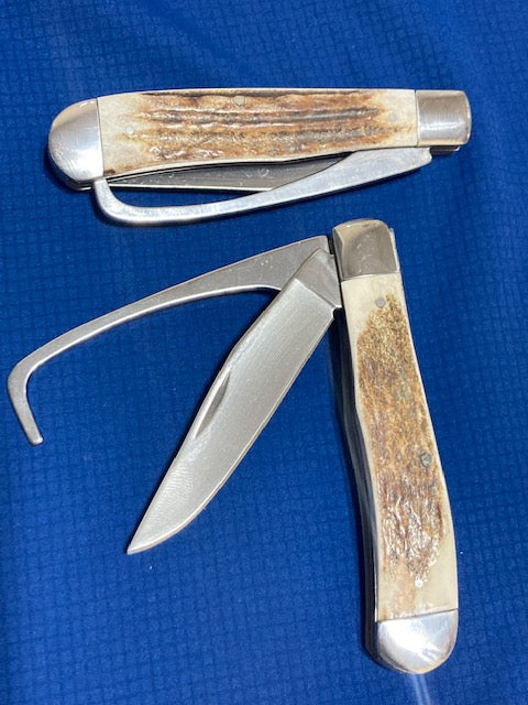 FD-038 Hoof Pick/Pocket Knife Axis handle w/ Stainless steel blade