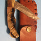 FD-055 RAM HORN FOLDING KNIFE WITH BRASS BOLSTER