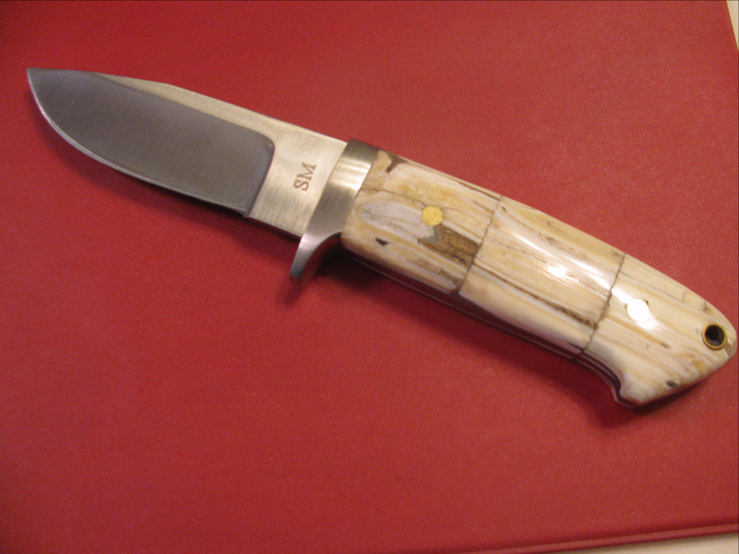 FX-075 Mammoth Fossil Handle  Knife
