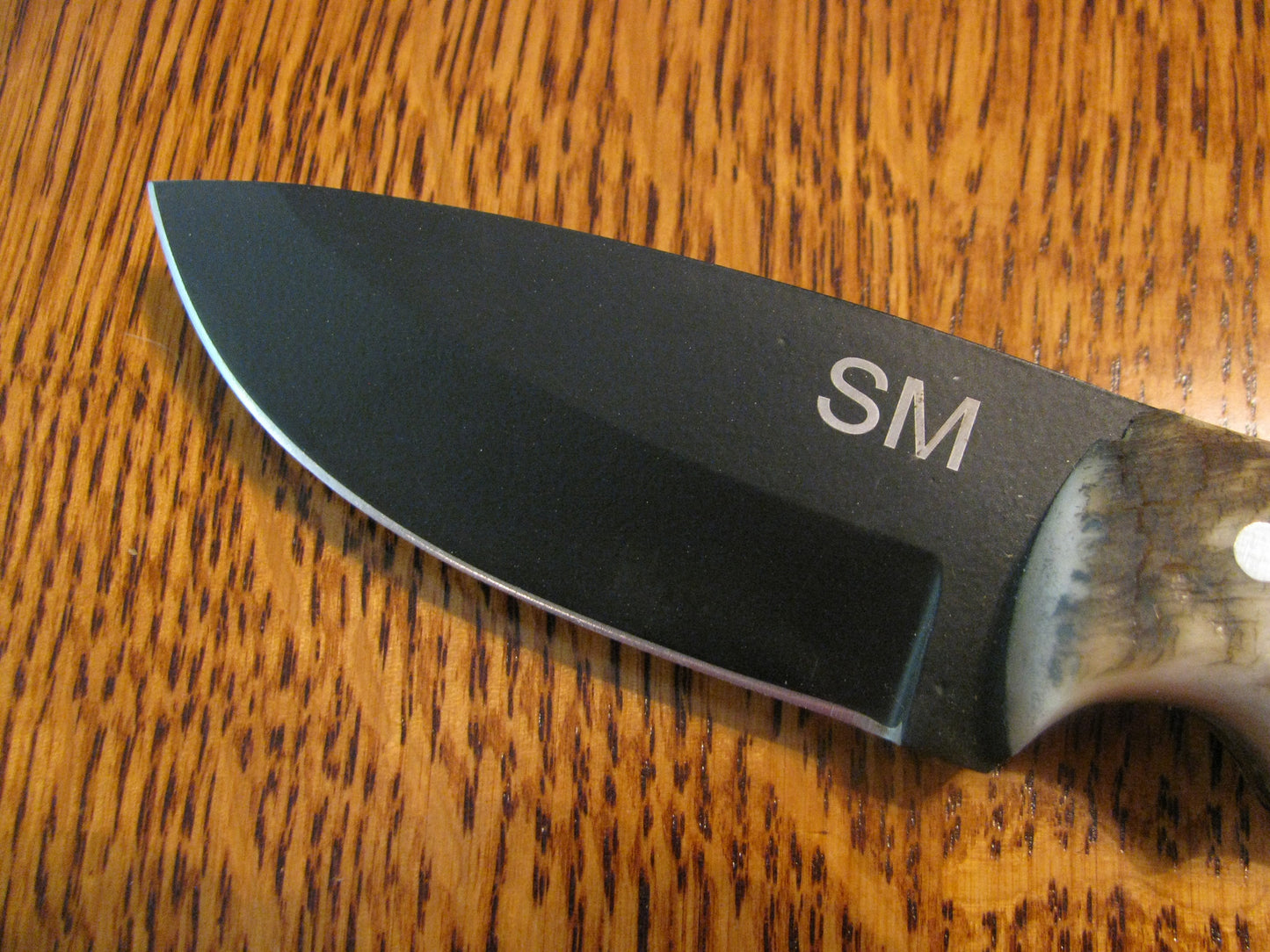 FX-096 RAM HORN HANDLE WIDE BLADE KNIFE