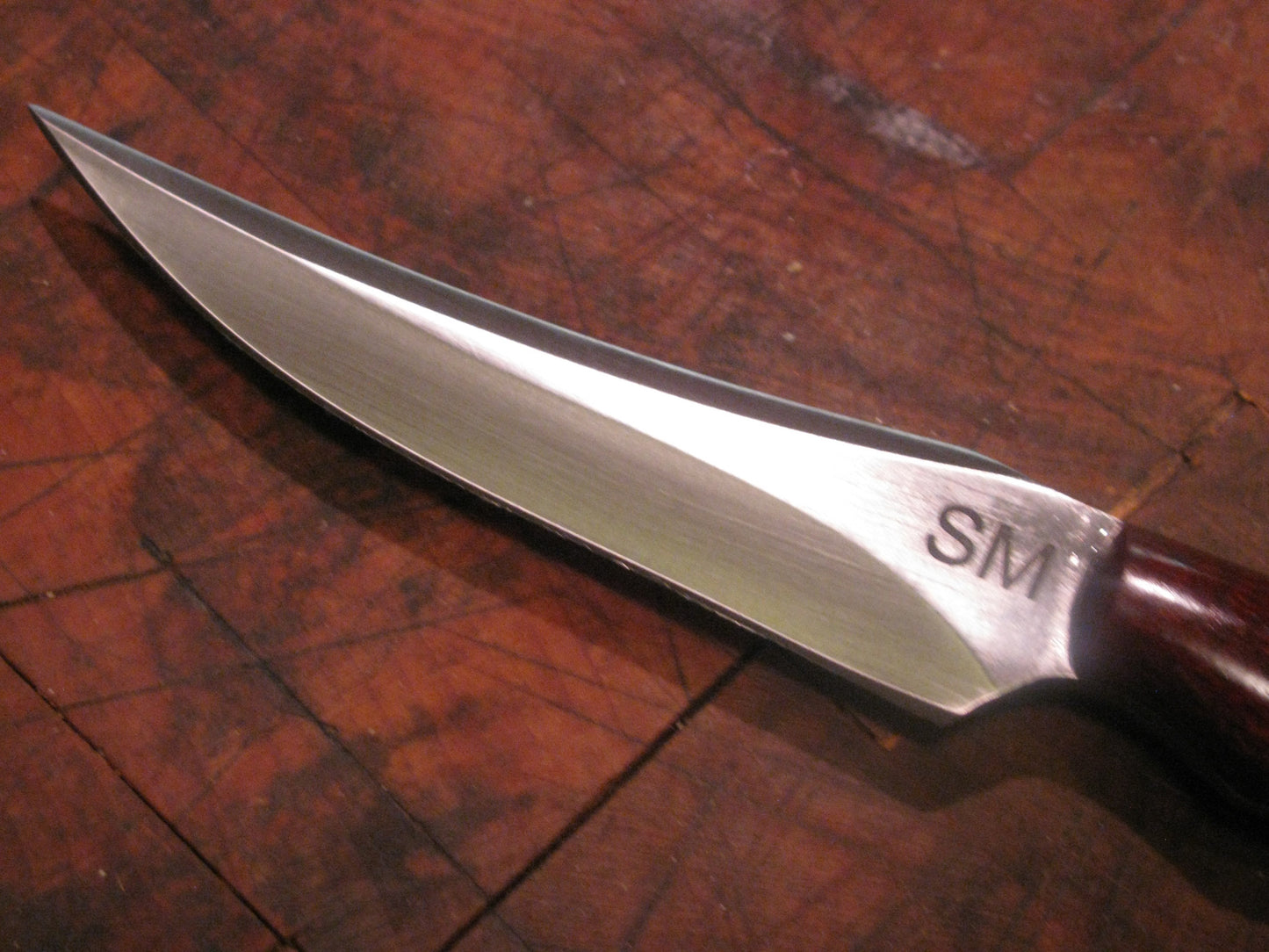 FX-105 Red Micarta Caping/ Skinner  Knife