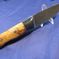 FX-112 SPALTED PECAN WITH BLUE CTEK BOLSTER HUNTING KNIFE