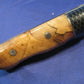 FX-112 SPALTED PECAN WITH BLUE CTEK BOLSTER HUNTING KNIFE