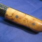FX-112 SPALTED PECAN WITH BLUE CTEK BOLSTER HUNTING KNIFE