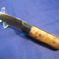 FX-112 SPALTED PECAN WITH BLUE CTEK BOLSTER HUNTING KNIFE