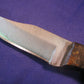 FX-111 SPALTED BUCKEYE WITH METEORITE BOLSTER  HUNTING KNIFE