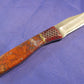 FX-048 RED JASPER WITH RED CTEK BOLSTER HUNTING KNIFE