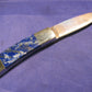 FX-005 Blue Lapis Handle/Caping/ Skinner  Knife W/leather sheath