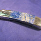 FX-005 Blue Lapis Handle/Caping/ Skinner  Knife W/leather sheath