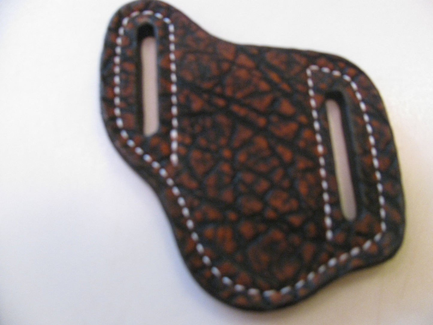 SHTH-003 Elephant Leather Pancake Style Knife Sheath
