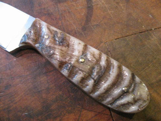 FX-097 RAM HORN HANDLE WIDE BLADE KNIFE