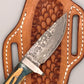 FX-059 Cholla Cactus Handle w/ Fixed Damascus Blade