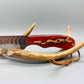 FX-064 Cholla Cactus handle w/ fixed Hammered Steel Blade
