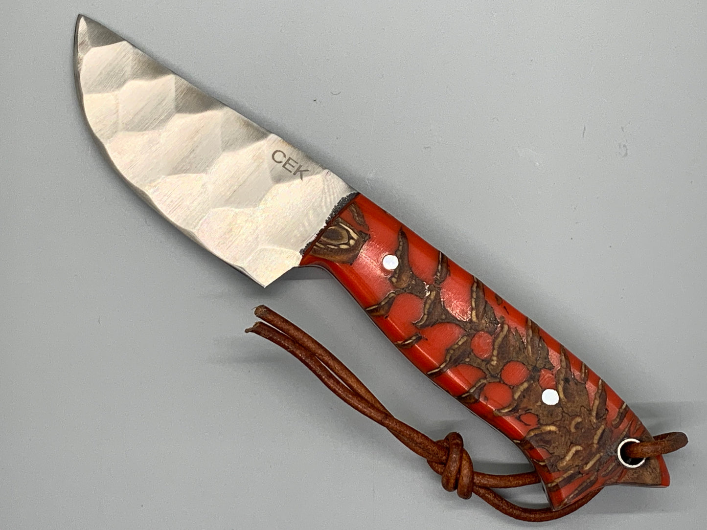 FX-062 Pine Cone Handle w/ Fixed D2 Steel blade