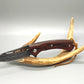 FD-042 Rosewood Pocket knife-Flipper style