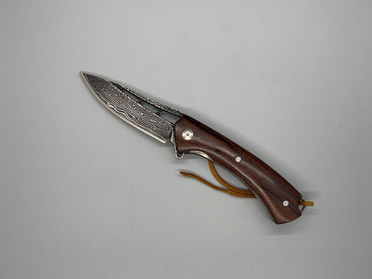 FD-042 Rosewood Pocket knife-Flipper style