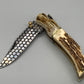 FD-060 Stag Antler handle w/Honeycome 440c blade