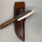 FX-072 Maple handle Skinner knife w/Carbon Steel Blade