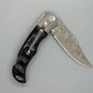 FD-003 Black Buck Folding Knife/ Custom handle/Steel Blade