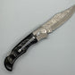 FD-003 Black Buck Folding Knife/ Custom handle/Steel Blade