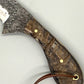 FX-021 Ram Horn Hunting Knife w/Stainless Steel Blade (440c)