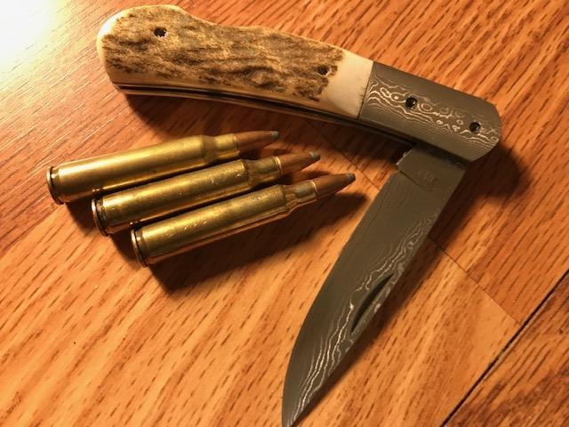 FD-028 Custom Axis handle/ Folding Knife