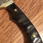 FX-004 Black Buck Horn handle W/Ball Bearing Steel Blade